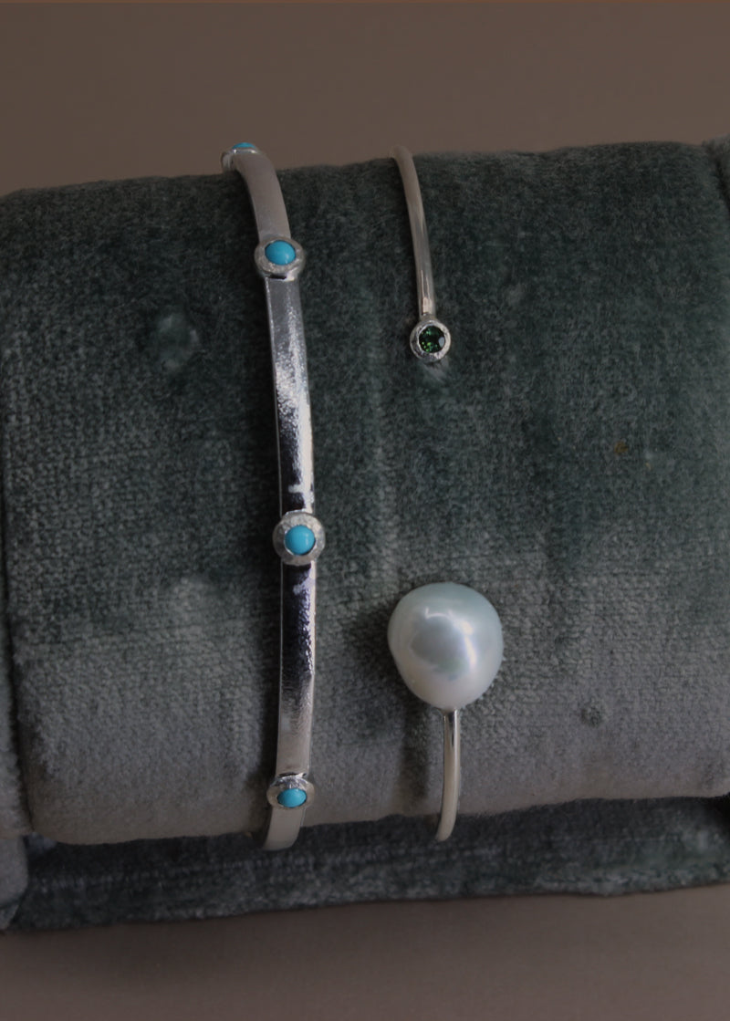 Sterling Turquoise Cuff