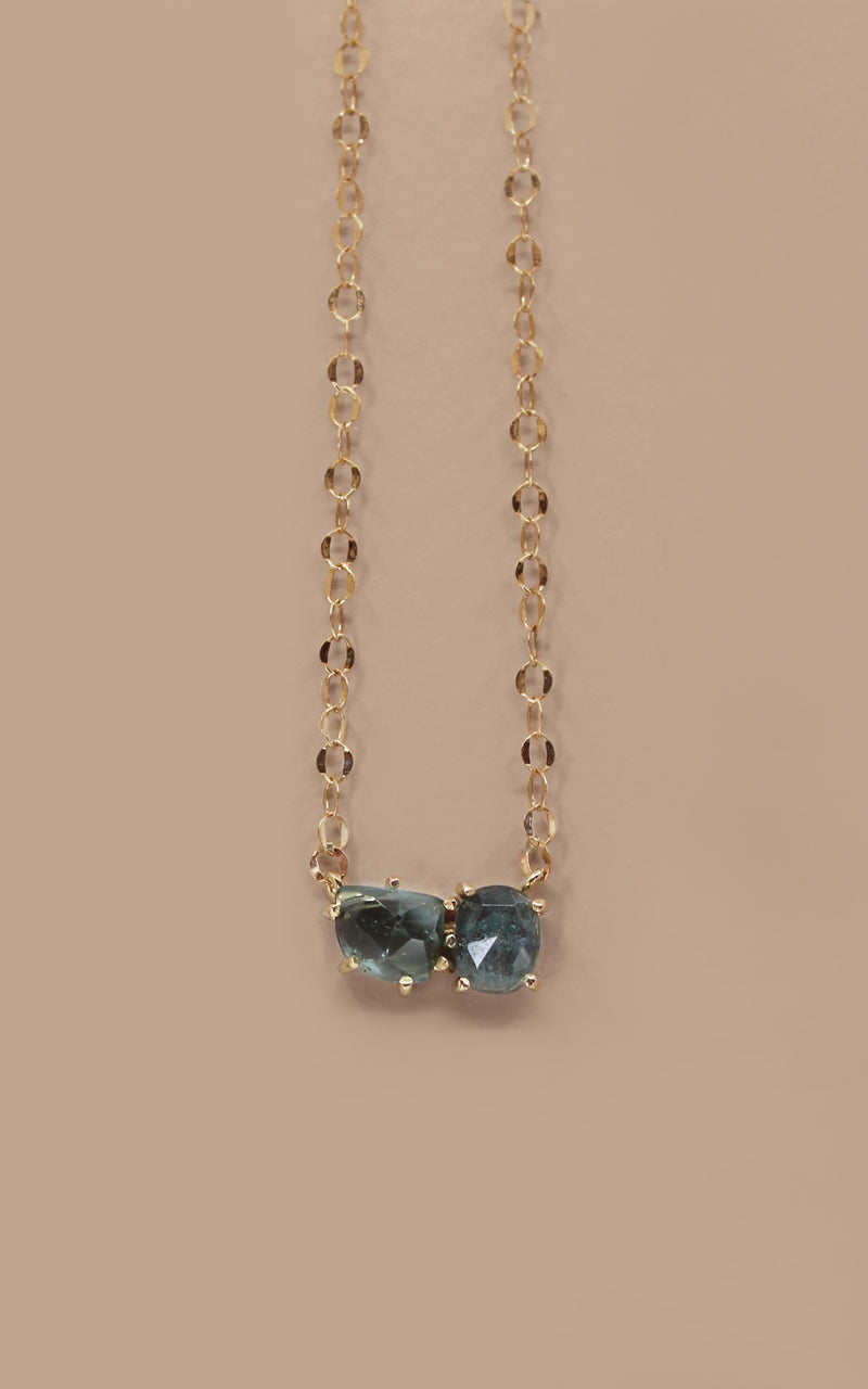Blue Tourmaline Necklace