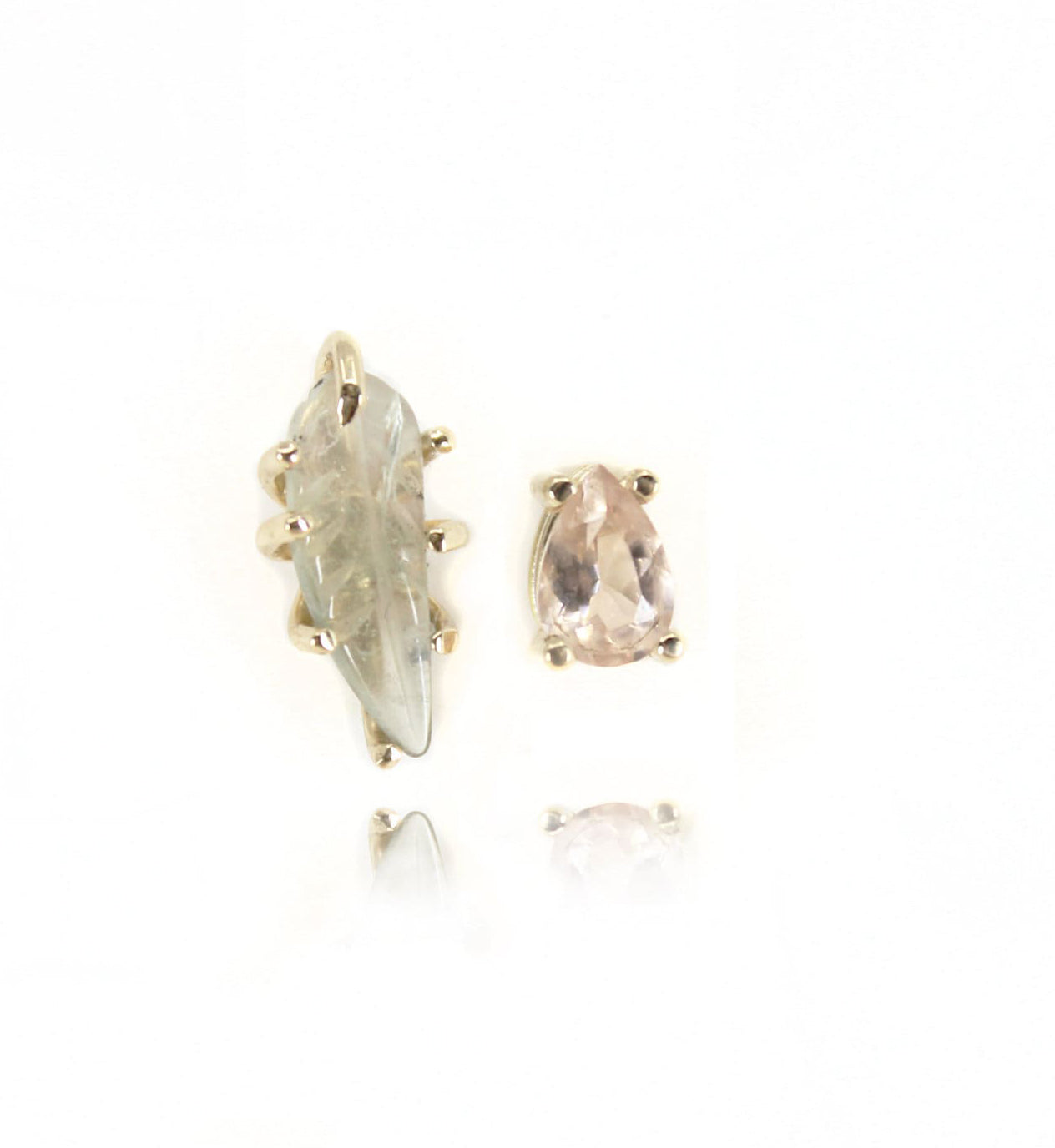 Mismatched Gemstone Studs