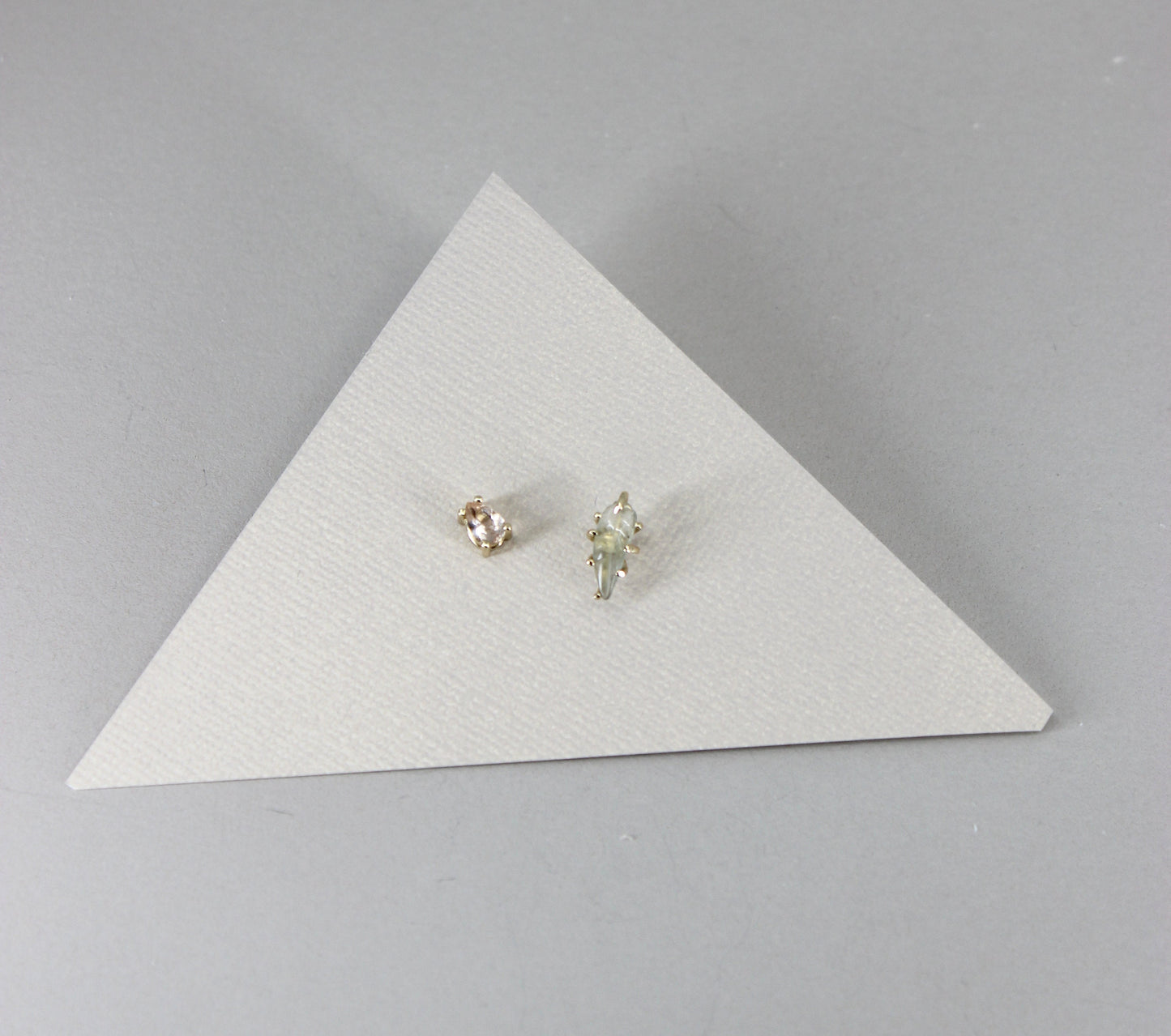 Mismatched Gemstone Studs