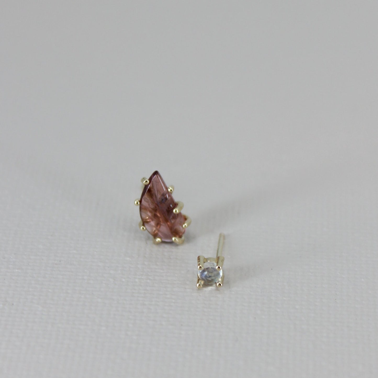 Mismatched Gemstone Studs