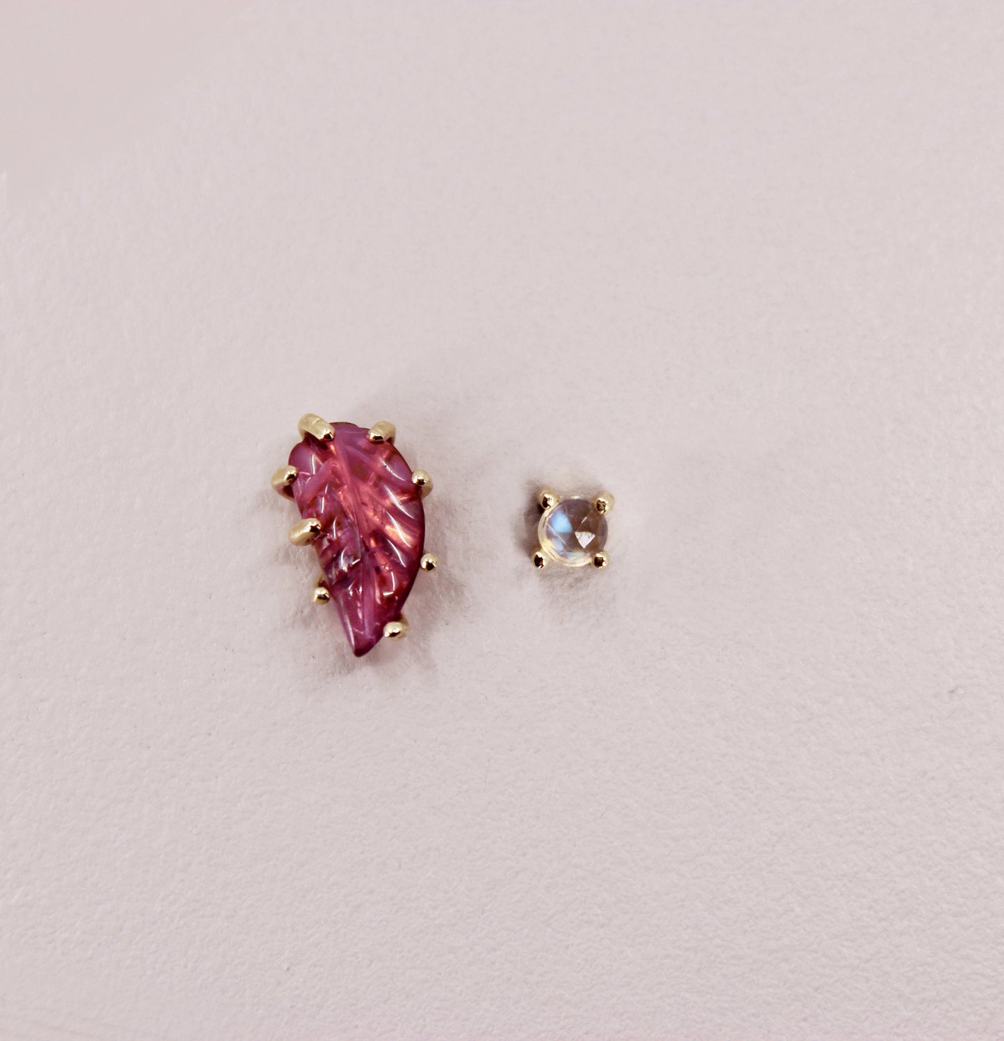 Mismatched Gemstone Studs