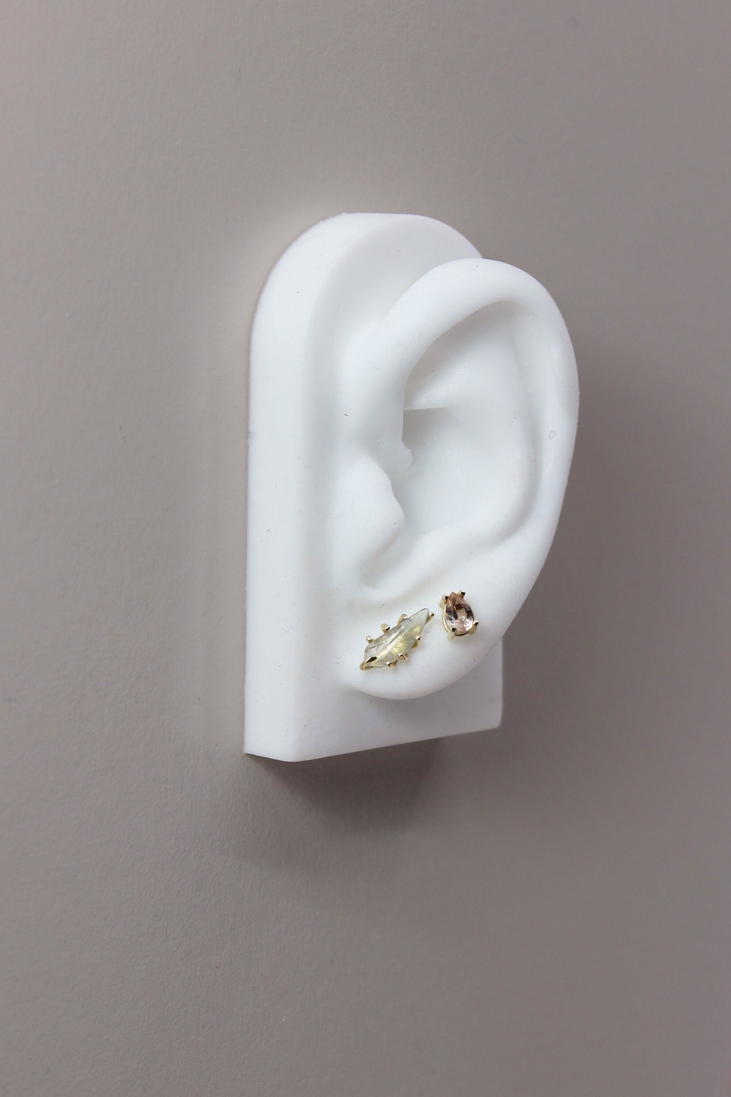 Mismatched Gemstone Studs