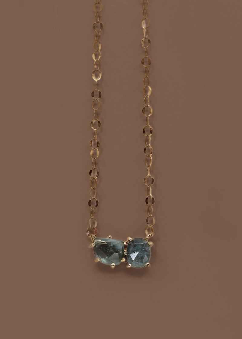 Blue Tourmaline Necklace